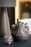 Ornament 8x8 cm BREON glass brown+cream