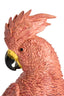 Ornament 10,5x9,5x16 cm PARROT dark pink