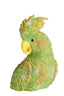 Ornament 14x13x21 cm PARROT mint green
