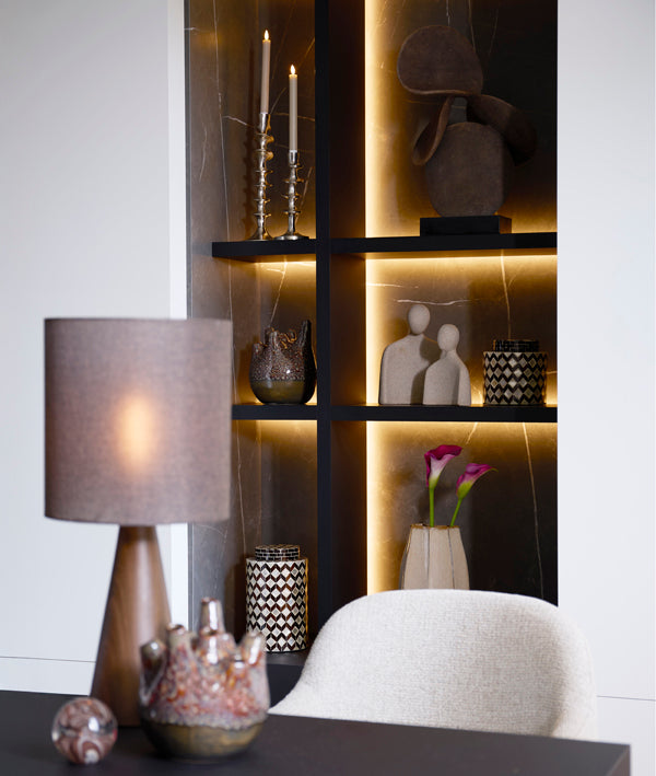 Ornament 34x23,5x54 cm AXIS dark brown+black