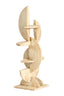 Ornament 26x18x52,5 cm GISELLE antique sand