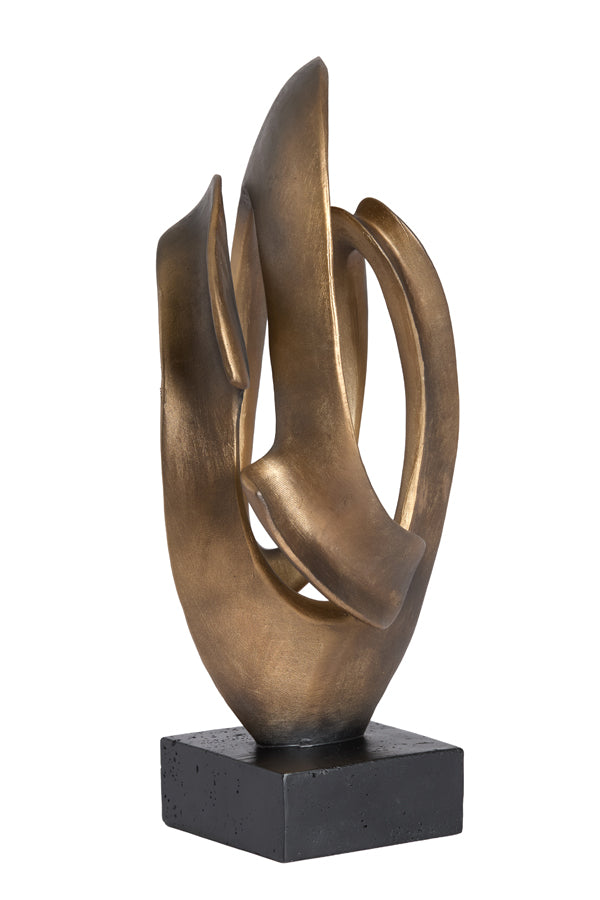 Ornament 20x19,5x47 cm LAVINIA antique bronze+black