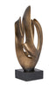 Ornament 20x19,5x47 cm LAVINIA antique bronze+black