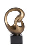 Ornament 25x16,5x42,5 cm FELICIA antique bronze+black