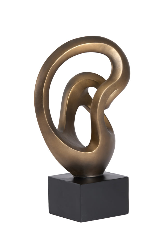 Ornament 25x16,5x42,5 cm FELICIA antique bronze+black