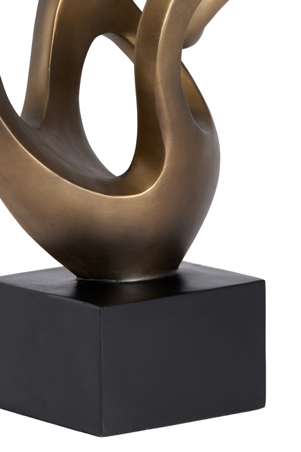 Ornament 25x16,5x42,5 cm FELICIA antique bronze+black