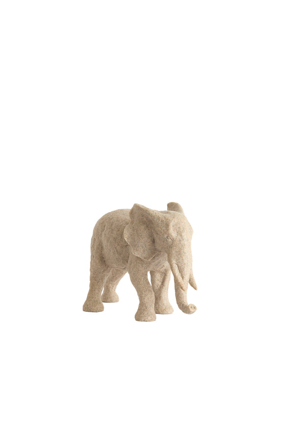 Ornament 33x12,5x20,5 cm ELEPHANT sand