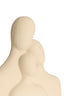 Ornament 28x13x29 cm SOLINE ceramics matt cream