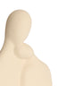 Ornament 24x9x24 cm SOLINE ceramics matt cream