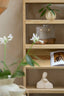 Ornament 24x9x24 cm SOLINE ceramics matt cream