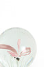 Ornament 8x8 cm BUTTERFLY glass pink
