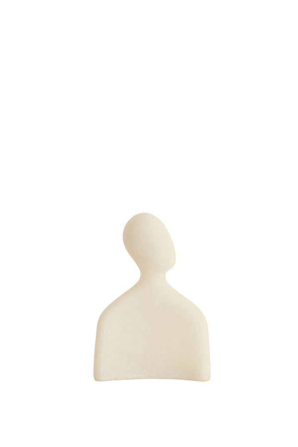 Ornament 12x5,5x16 cm HEAD cream