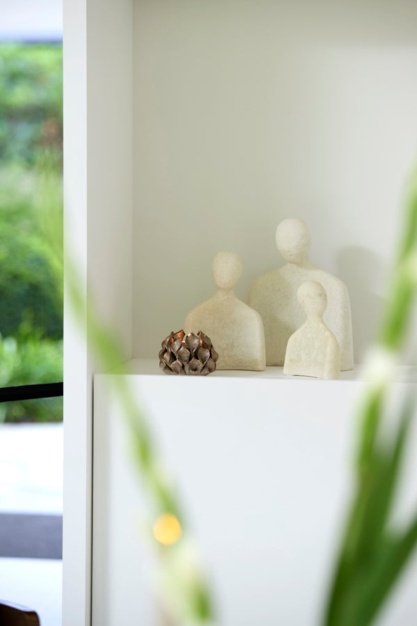 Ornament 12x5,5x16 cm HEAD cream