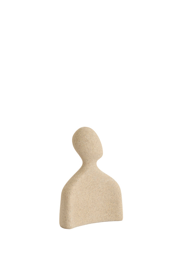 Ornament 12x5,5x16 cm HEAD sand