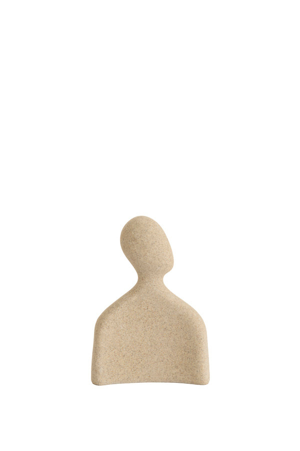Ornament 12x5,5x16 cm HEAD sand