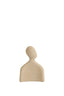 Ornament 12x5,5x16 cm HEAD sand