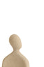 Ornament 12x5,5x16 cm HEAD sand