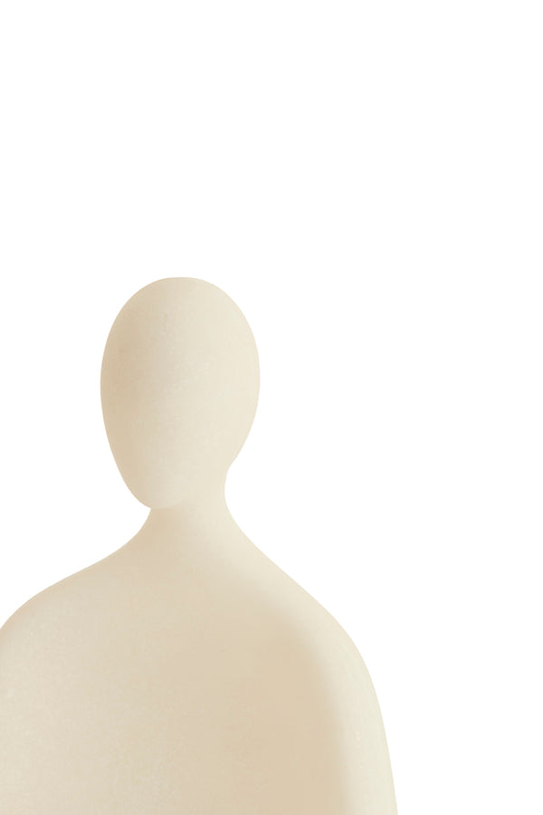 Ornament 15x6,5x21,5 cm HEAD cream
