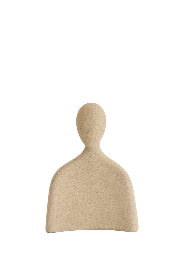 Ornament 15x6,5x21,5 cm HEAD sand