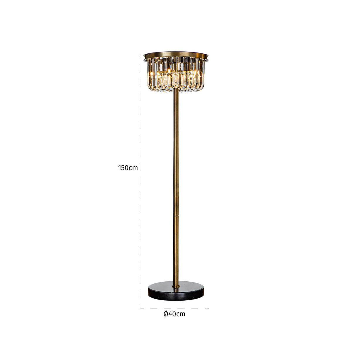 Floor lamp Dagmar bronze
