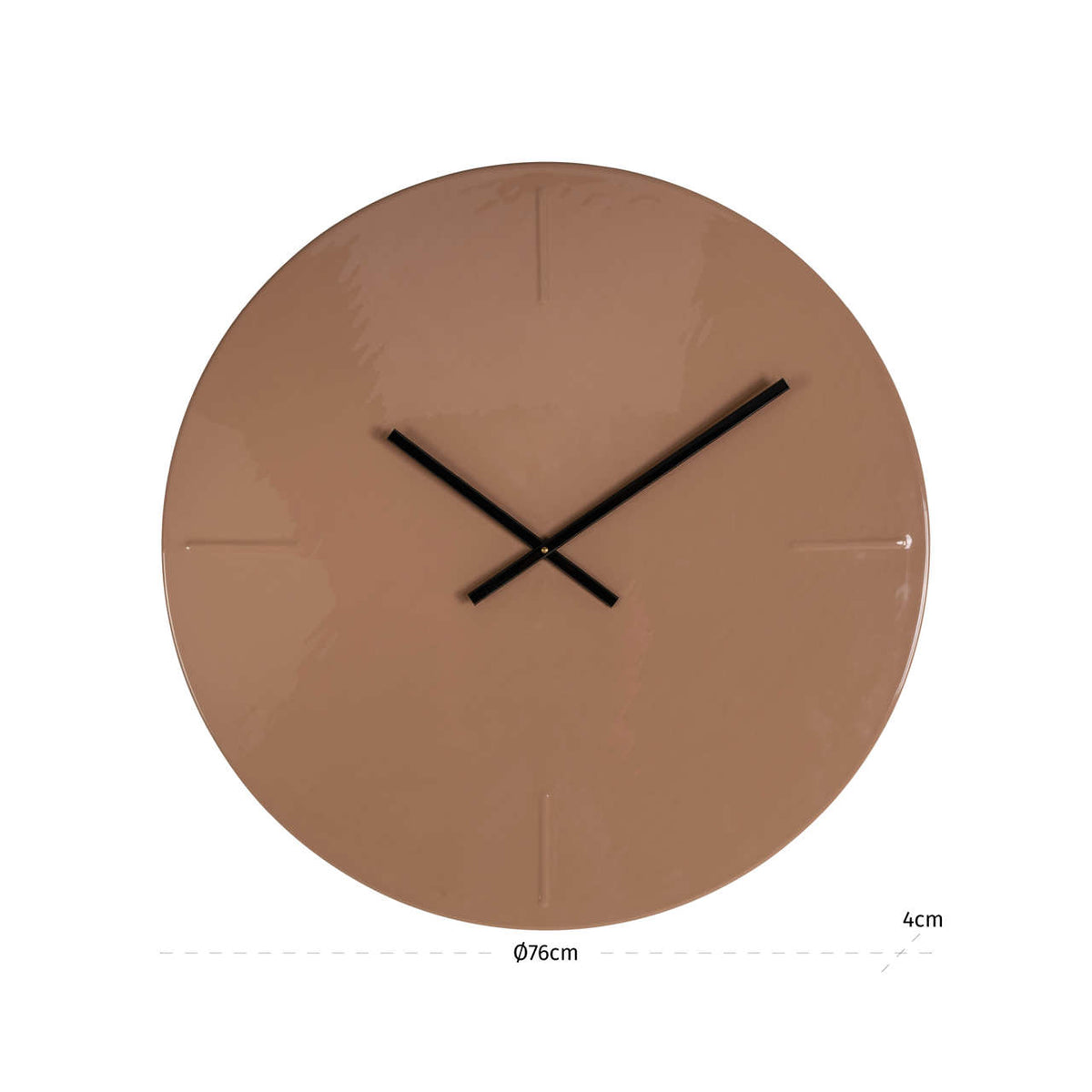 Clock Elles mocha mousse