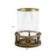 Hurricane light Mile brass antique