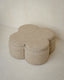 Pouffe & Footstool Corbeau sand tweed