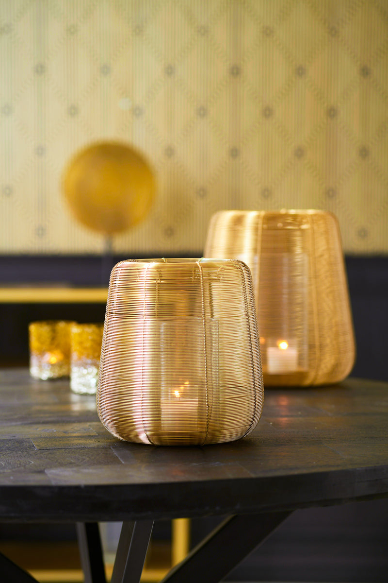 Hurricane 16x16 cm ADETA gold+glass