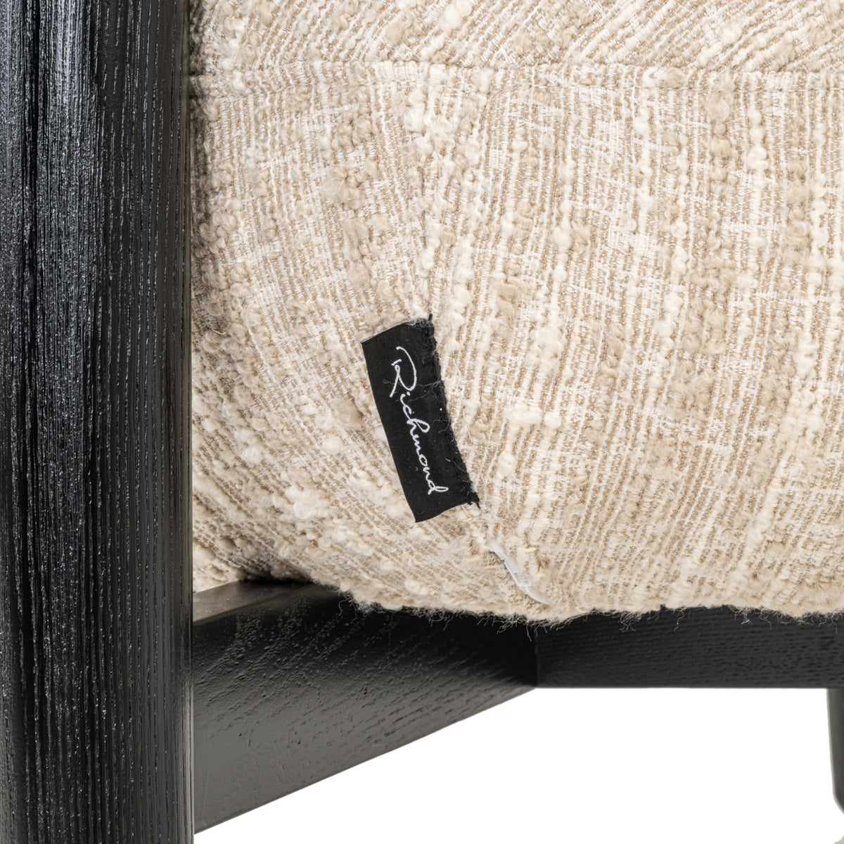 Lounge chair Ornella beige angora