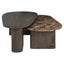 Coffee table Castello Smoked charchoal (Set of 2)