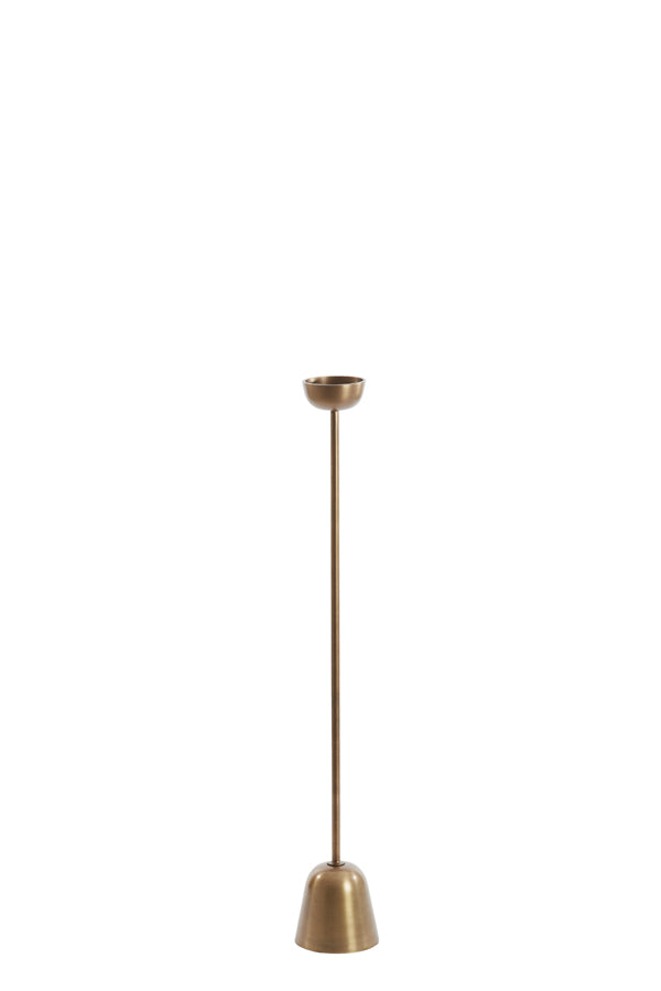 Candle holder 12x80 cm OFELIA antique bronze
