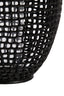 Hurricane 25x39 cm MARCIO matt black+clear glass
