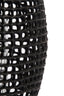 Hurricane 25x39 cm MARCIO matt black+clear glass