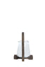 Hurricane 18x26,5 cm ANOSY glass clear+wood matt dark brown