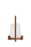 Hurricane 21,5x35 cm ANOSY glass clear+wood natural