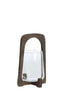 Hurricane 21,5x35 cm ANOSY glass clear+wood matt dark brown