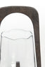 Hurricane 21,5x35 cm ANOSY glass clear+wood matt dark brown
