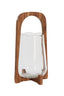 Hurricane 26x48 cm ANOSY glass clear+wood natural