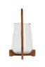 Hurricane 26x48 cm ANOSY glass clear+wood natural