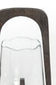 Hurricane 26x48 cm ANOSY glass clear+wood matt dark brown