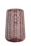 Hurricane 19,5x30 cm ADETA shiny burgundy+glass