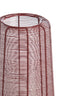 Hurricane 19,5x30 cm ADETA shiny burgundy+glass