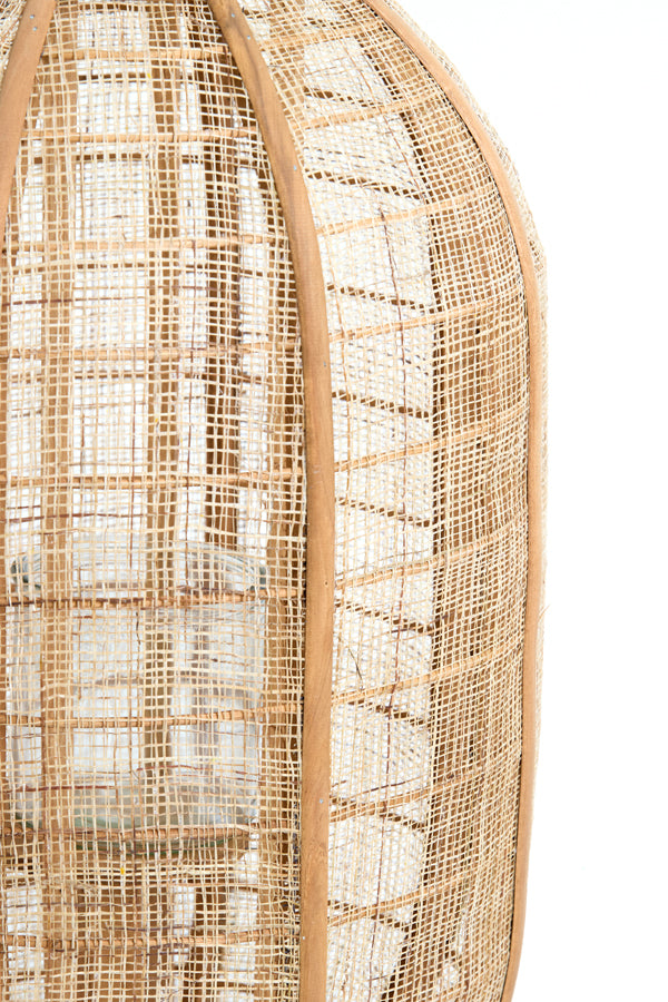 Hurricane 34x56 cm CIVENNA raffia natural+wood natural