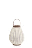 Hurricane 32x40 cm DAZIO linen natural+dark brown wood