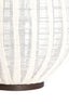 Hurricane 32x40 cm DAZIO linen natural+dark brown wood