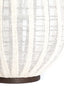 Hurricane 38x70 cm DAZIO linen natural+dark brown wood