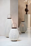Hurricane 38x70 cm DAZIO linen natural+dark brown wood