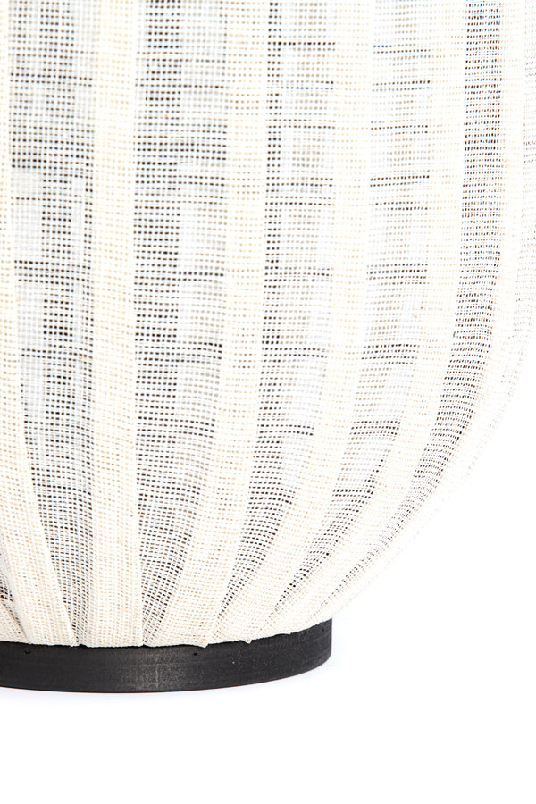 Hurricane 26x36 cm DEZULO linen natural+black wood
