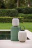 Hurricane 26x36 cm DEZULO linen natural+black wood
