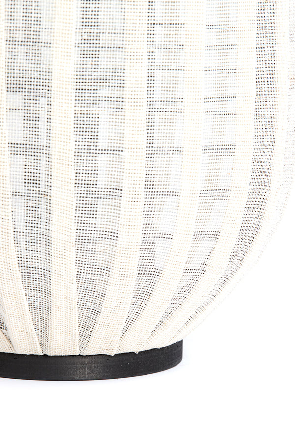 Hurricane 34x57 cm DEZULO linen natural+black wood